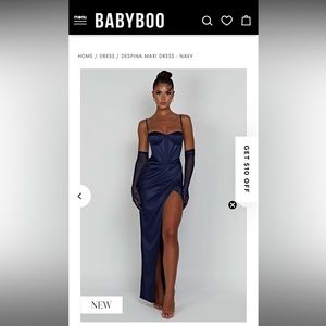 SUPER cute prom dress worn once! Makes your body look amazing!! Babyboo